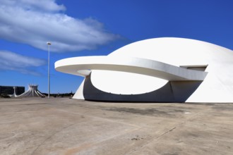 National Museum Honestino Guimaraes, designed by Oscar Niemeyer, World Heritage Site, Brasilia,