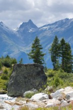 Hiking trail on the Fafleralp in Valais, Bernese Alps, Lötschental, hiking, mountains, nature,