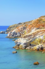 Paliochori beach, Milos Island, Cyclades Islands, Greece, Europe