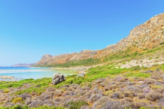 Balos bay, Gramvousa Peninsula, Chania, Crete, Greece, Europe