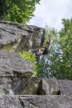 Ketterer rock climbing, sport climbing, climbing garden Bad Heilbrunn