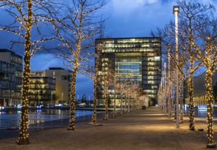 The Ruhr Tech Campus Essen, formerly the Thyssenkrupp Campus, headquarters of Thyssenkrupp,