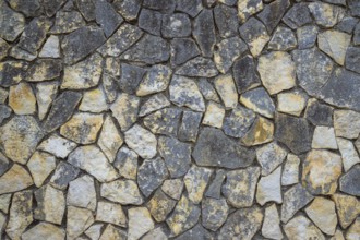 Background, Stone wall in Amantea, Calabria, Italy, Europe