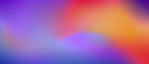 Abstract gradient blur with shades of purple, orange and blue, creating a smooth and calming