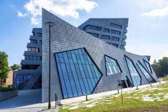 The Leuphana University of Lüneburg, central building, designed by Daniel Libeskind, Lower Saxony,