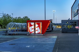 New ATM on the site of a shopping centre in Mülheim-Dümpten, free-standing, should be blast-proof,