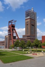 Nordsternpark, former site of Nordstern colliery, pithead tower, Nordstern tower, Hercules