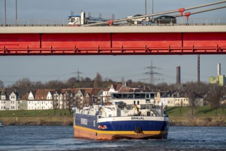 Gas tanker, Brinjal, transporting butane gas to the petrochemical company INEOS in Cologne, cargo