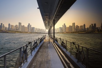 Dubai Marina and Harbour, Skyline Architecture and Marina, United Arab Emirates, Asia