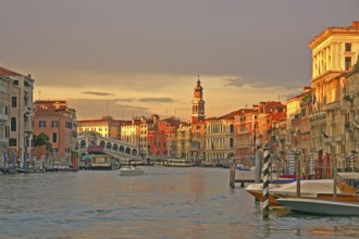 Venice, Italy, Houses on the Grand Canal, Lower Saxony, Federal Republic of Germany, Europe