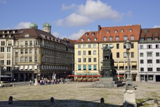 Europe, Germany, Bavaria, Munich, City, Max-Joseph-Platz, Monument, Europe