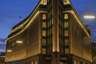 Europe, Germany, Hamburg, City, Kontorhausviertel, Chilehaus, clinker brick facade, built 1922 to