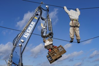 Beginning of the eviction of the Lützerath hamlet, camp of climate activists and squatters, at the