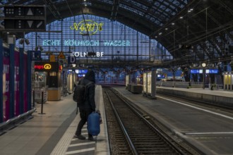 3-day strike by the railway union GDL, only very few local and long-distance trains run, empty