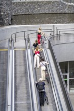 New bicycle car park at Amsterdam Central Station, Stationsplein, space for around 7000 bicycles,