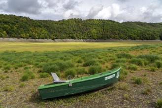 The Edersee, near Waldeck, the third largest reservoir in Germany, currently has only just under