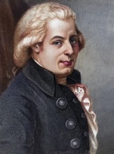 Wolfgang Amadeus Mozart 1756-1791 Österreichischer Komponist und Musiker, Wolfgang Amadeus Mozart