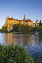 Sigmaringen Castle, Hohenzollern Castle, on the Danube, Sigmaringen, Swabian Alb,