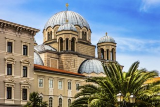 Serbian Orthodox Church of San Spiridione on the Grand Canal in the heart of Borgo Teresiano,