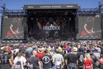 Adenau, Germany, 9 June 2024: H-Blockx play at Rock am Ring. The festival takes place at the