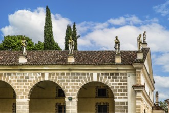 Villa Manin from the 17th century, residence of Ludovico Manin, the last Doge of Venice, Codroipo,