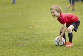 Children on the football pitch, Bonn, 19.06.2024