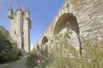 Keep of Nassau Castle built in 1093, Nassau, Rhineland-Palatinate, Germany, Europe