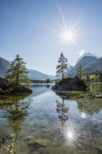 Hintersee, Ramsau, Berchtesgaden National Park, Berchtesgadener Land, Upper Bavaria, Bavaria,