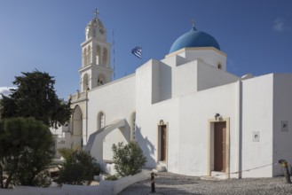 Santorini, Megalochori, Church of Panagia ton Eisodion, Cyclades, Greece, Europe