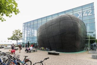 Cultural Centre K42, Medienhaus am See, lakeside promenade, Friedrichshafen, Lake Constance,