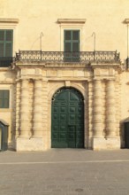 Doorway of Grand Master's Palace building, Saint George's Square, Valletta, Malta, Europe