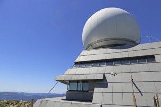 Radar station on the summit of the Grand Ballon, at 1, 424 metres the highest peak in the Vosges