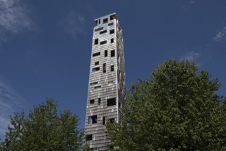 Himmelsstürmer observation tower, landmark, sky garden, Schwäbisch Gmünd, Baden-Württemberg,