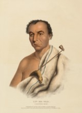 On-Ge-Wae. A Chippewa Chief (ca. 1837-1844), Native American, Historical Native American tribes