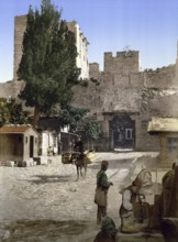 Topkapi Palace, Constantinople, Istanbul, Turkey, View from 1885, Historical, digitally restored