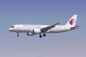 China Eastern's first COMAC C919 aircraft developed entirely in China with the registration B-919E