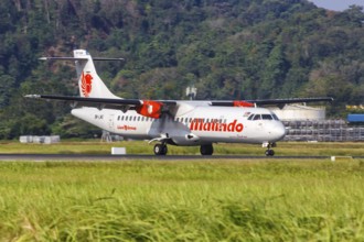 An ATR 72-600 aircraft of Malindo Air with the registration number 9M-LMU at Penang Airport,