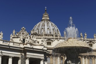 St Peter's Basilica, San Pietro in Vaticano, Basilica of St Peter in the Vatican, Rome, Italy,