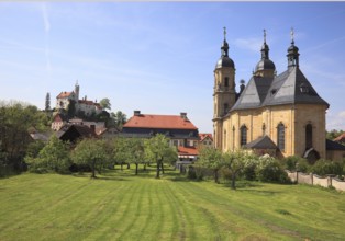 Pilgrimage basilica of the Holy Trinity of the Franciscan monastery in Gößweinstein, district of