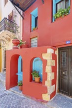 Traditional House, Chania, Crete, Greek Islands, Greece, Europe