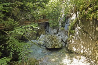 Seisenbergklamm gorge, natural monument, Pinzgau, Salzburger Land, Austria, Europe