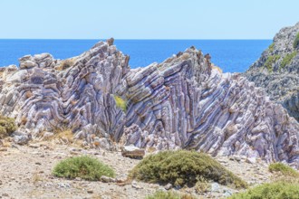 Apoplystra rock formations, Agios Pavlos, Southern Crete, Crete, Greek Islands, Greece, Europe