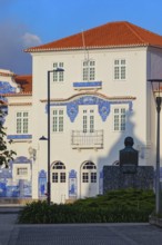 Aveiro old railways station building, Aveiro, Portugal, Europe