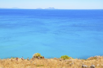 Seascape, Preveli Beach, Rethymno, Crete, Greek Islands, Greece, Europe