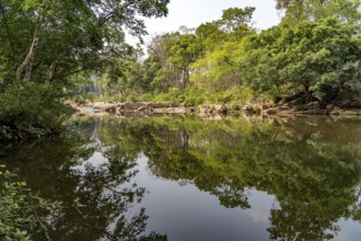 By the river Tad Lo, Bolaven Plateau, Laos, Asia
