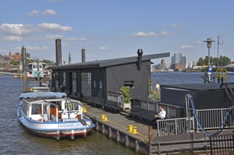 Europe, Germany, Hanseatic City of Hamburg, Harbour, Elbe, Hamburg launch, Altona jetty, Europe