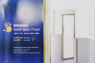 Premises of the first contact point 'Violence against woman' of the Federal Police at Ostbahnhof in