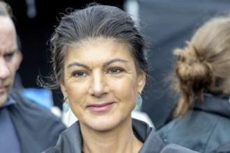 Sahra Wagenknecht, founder of the BSW (Alliance Sahra Wagenknecht, Reason and Justice) at the Die