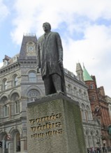 Tomas Daibis, Thomas Davis, statue on College Green, Dublin city, Ireland, Republic of Ireland by