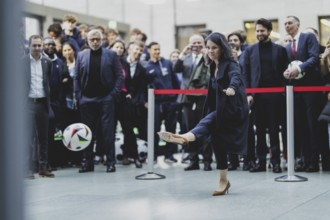 Annalena Bärbock (Alliance 90/The Greens), Federal Foreign Minister, photographed at the kick-off